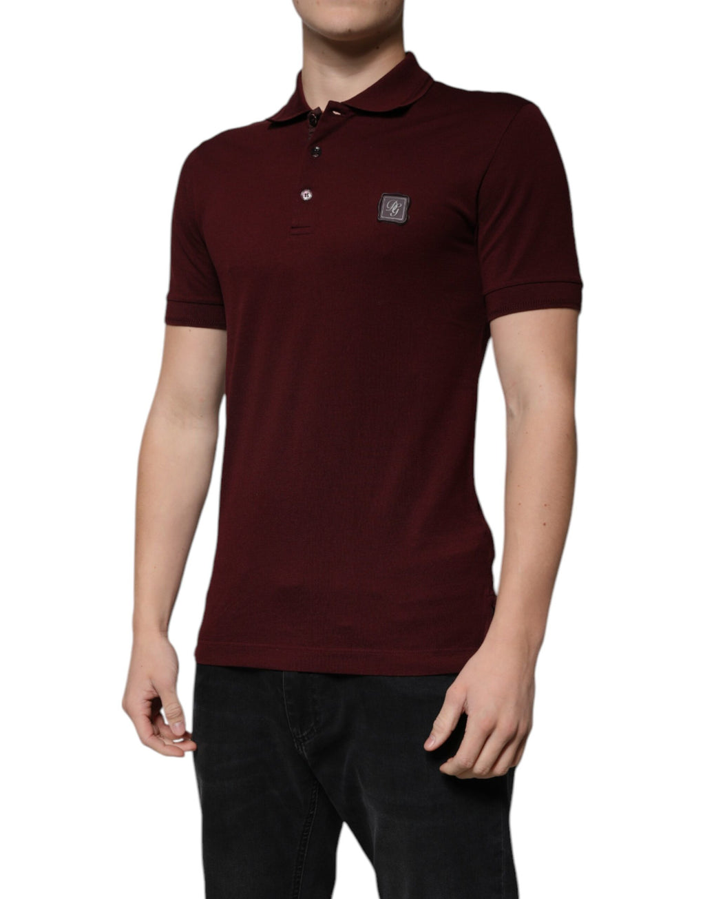 Dolce & Gabbana Chestnut Short Sleeve Collared Polo T-Shirt