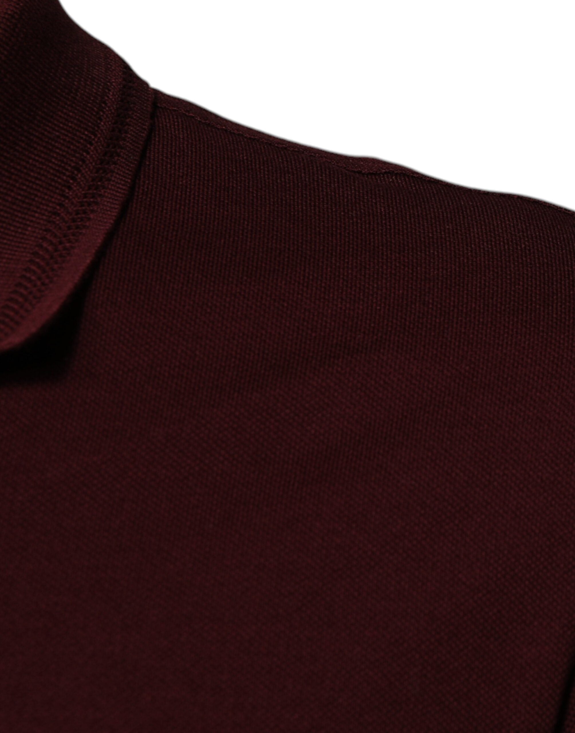 Dolce & Gabbana Chestnut Short Sleeve Collared Polo T-Shirt