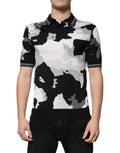Dolce & Gabbana Multicolor Camouflage Polo Shirt with Collar