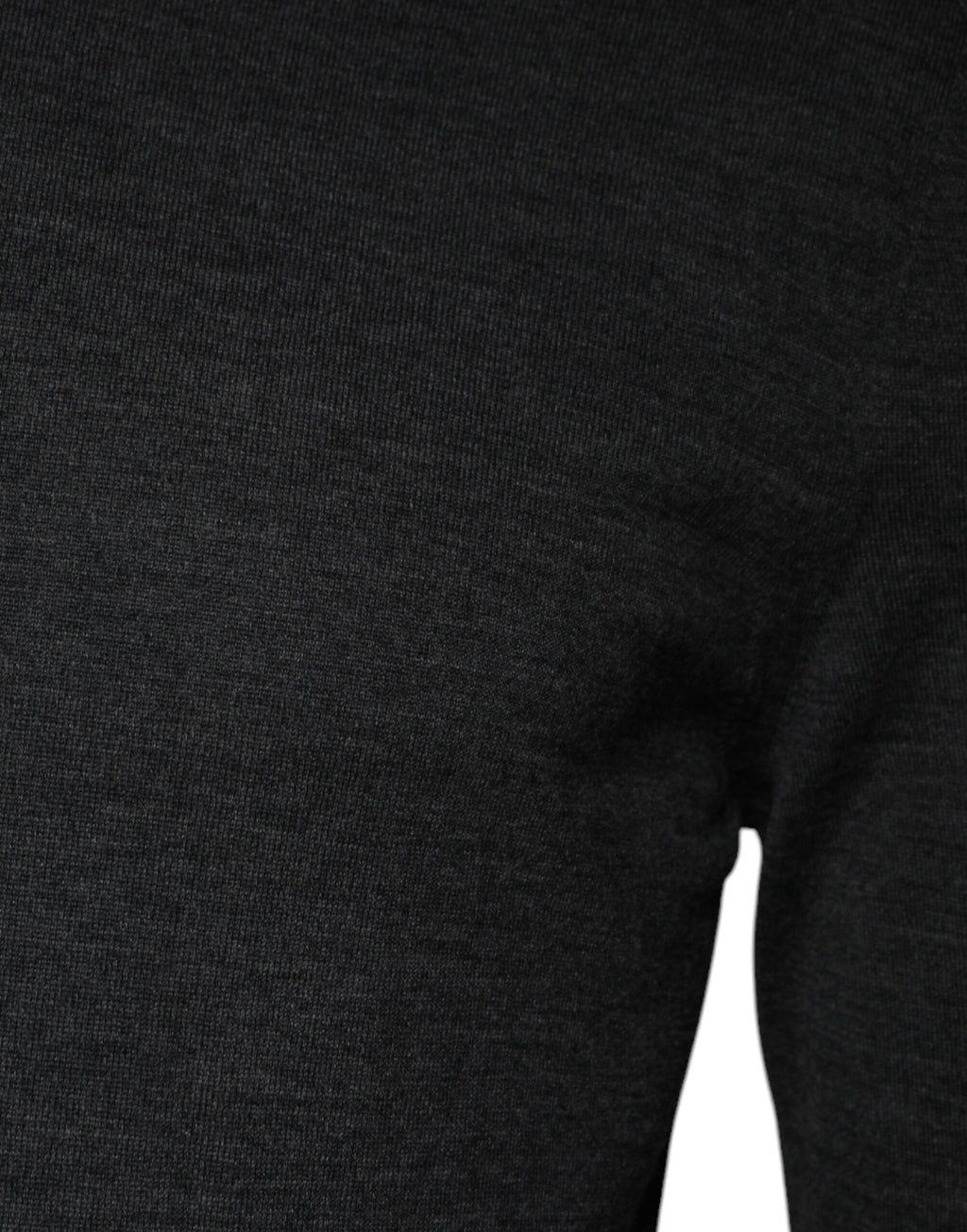 Dolce & Gabbana Grey Wool Knit Turtleneck Sweater