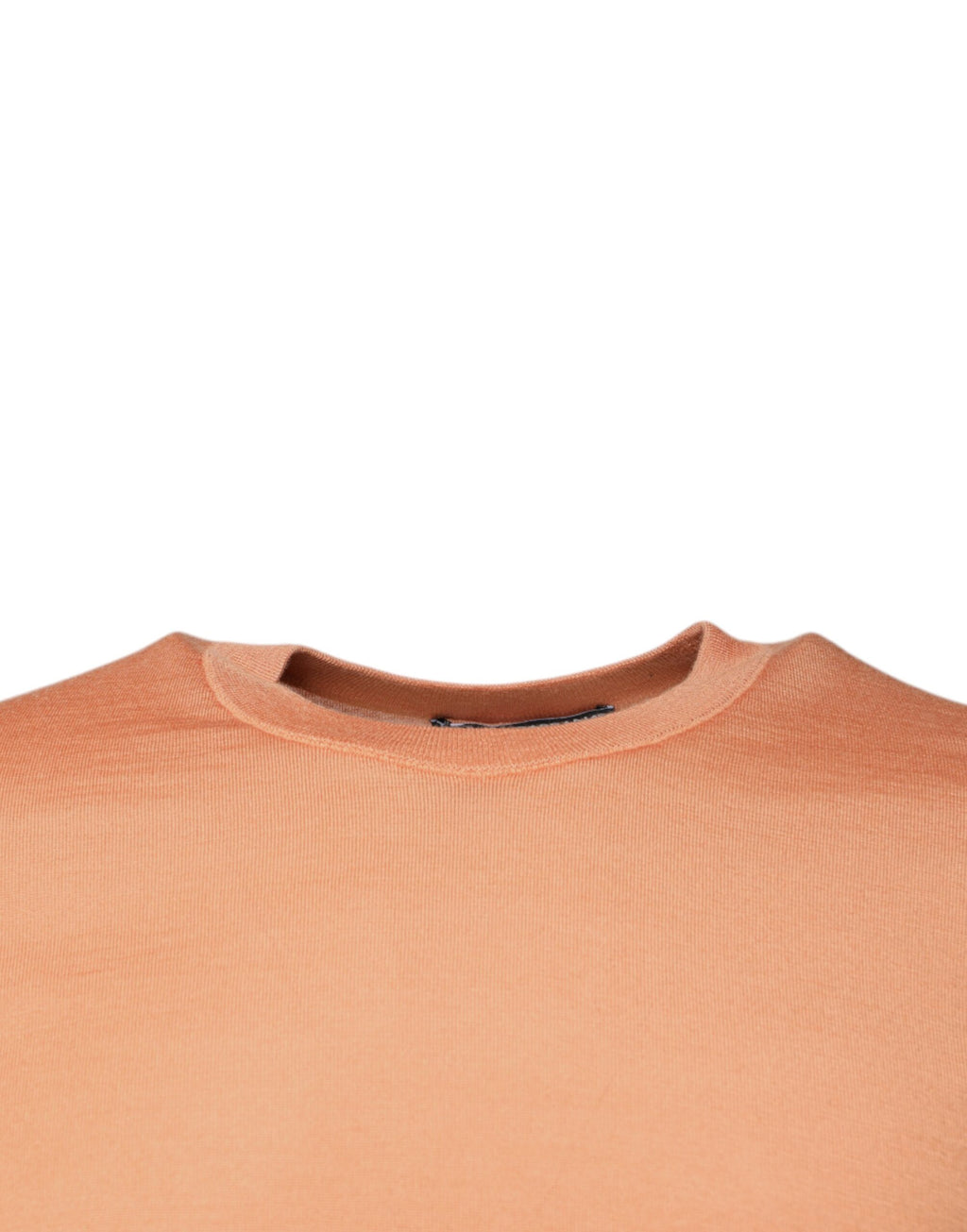 Dolce & Gabbana Beige Wool Cropped Crew-Neck Sweater