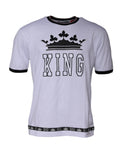 Dolce & Gabbana White Crew Neck Short Sleeved Jersey T-Shirt