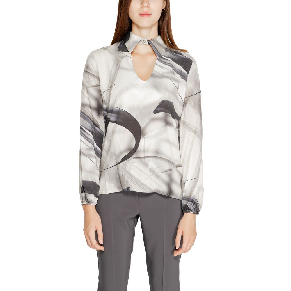 Rinascimento Graue Viskose-Bluse
