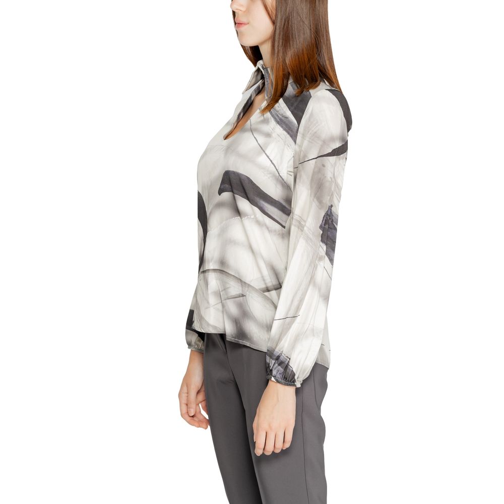 Rinascimento Graue Viskose-Bluse