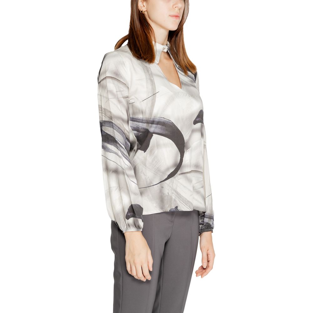 Rinascimento Graue Viskose-Bluse