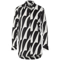 Street One Schwarze und weiße Viskosebluse