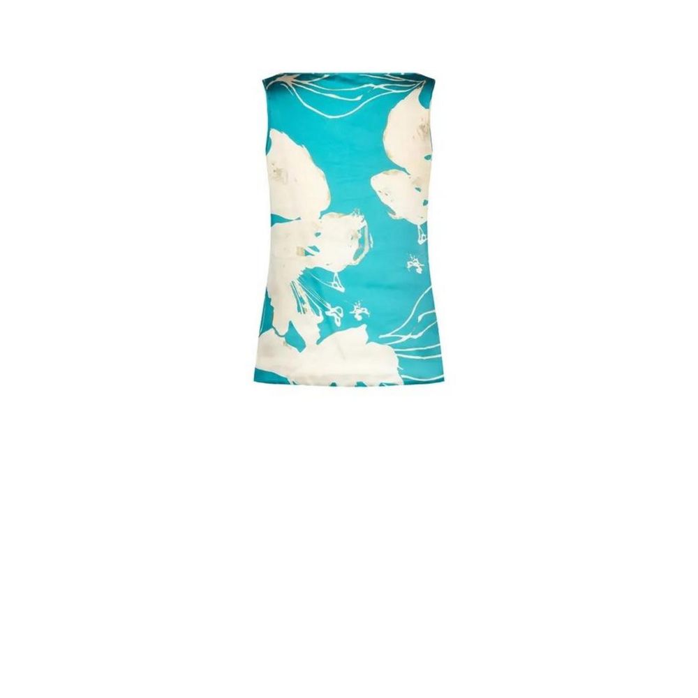 Rinascimento Türkis-farbene Bluse aus Polyester