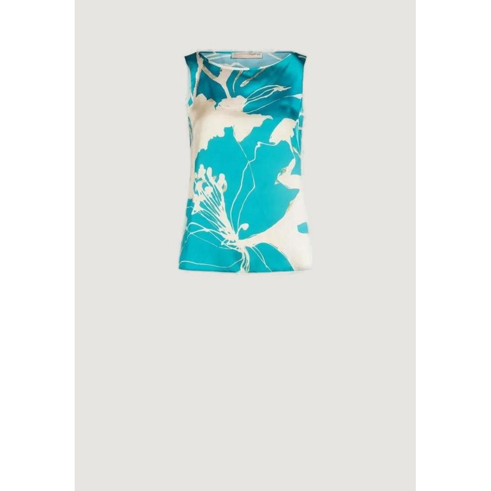 Rinascimento Türkis-farbene Bluse aus Polyester