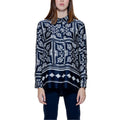 Street One Blaue Viskose-Bluse