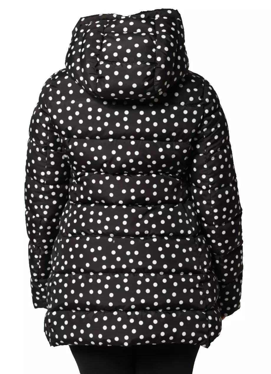 Dolce & Gabbana Schwarze Polyester-Wendejacke mit Kapuze