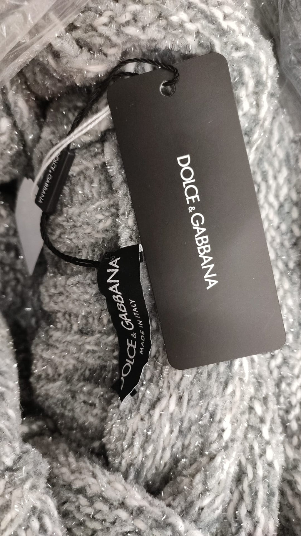 Dolce & Gabbana Grey Cashmere Turtleneck Sweater