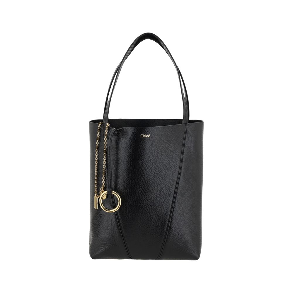 Chloé Black Calfskin Bos Taurus Shoulder Bag