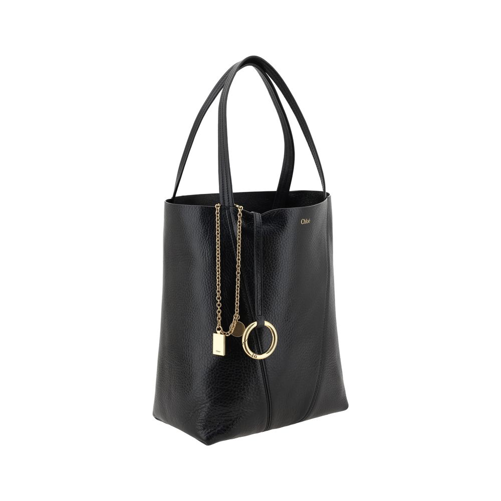 Chloé Black Calfskin Bos Taurus Shoulder Bag