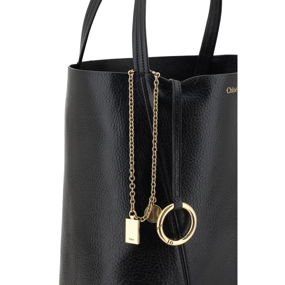 Chloé Black Calfskin Bos Taurus Shoulder Bag