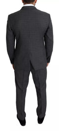 Dolce & Gabbana Graue Wolle Herren Formal 2 Stück MARTINI Anzug