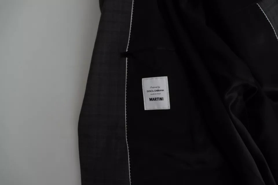 Dolce & Gabbana Graue Wolle Herren Formal 2 Stück MARTINI Anzug