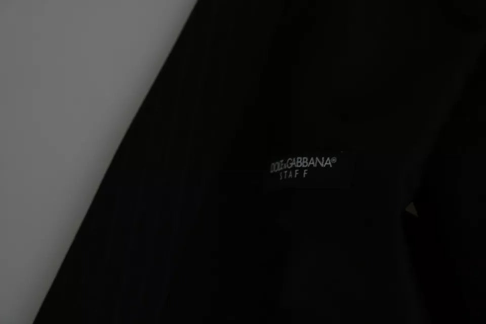Dolce & Gabbana Black Men's Formal STAFF Dress Vest Waistcoat