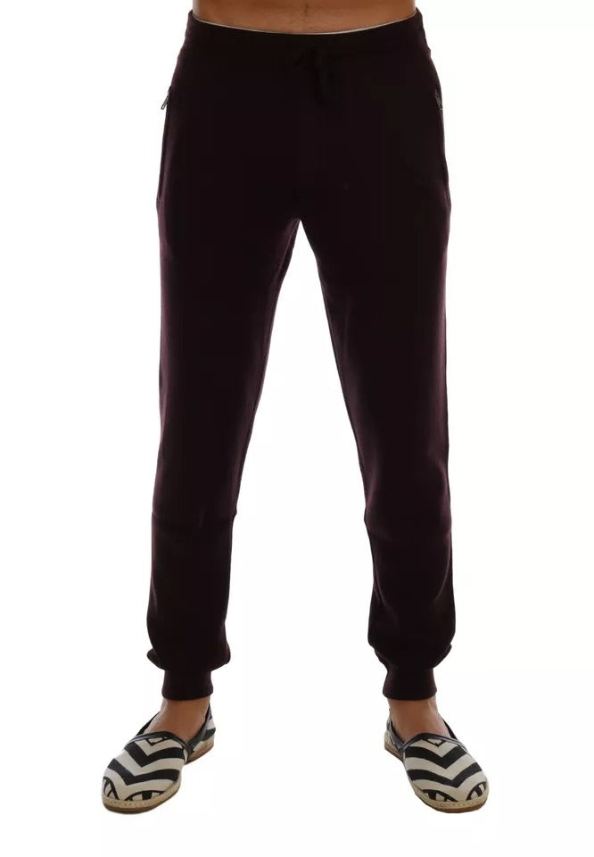 Dolce & Gabbana Lila Kaschmir-Gym-Trainings-Sport-Hose