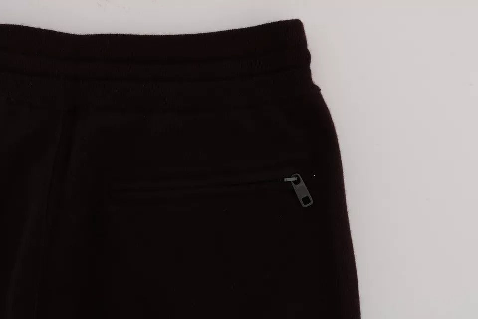 Dolce & Gabbana Lila Kaschmir-Gym-Trainings-Sport-Hose