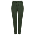 Only green viscose trousers in a casual look