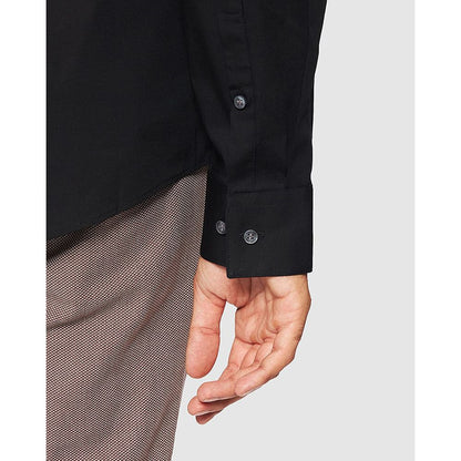 Calvin Klein Schwarzes Baumwollhemd
