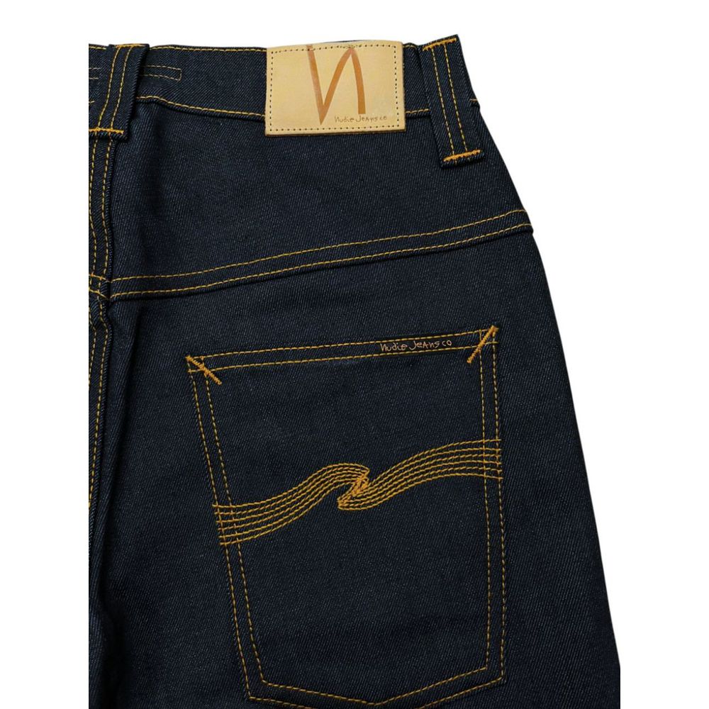 Nudie Jeans Damen-Jeans aus Baumwolle in Blau