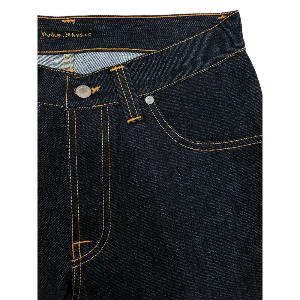 Nudie Jeans Blue Denim Cotton Jeans