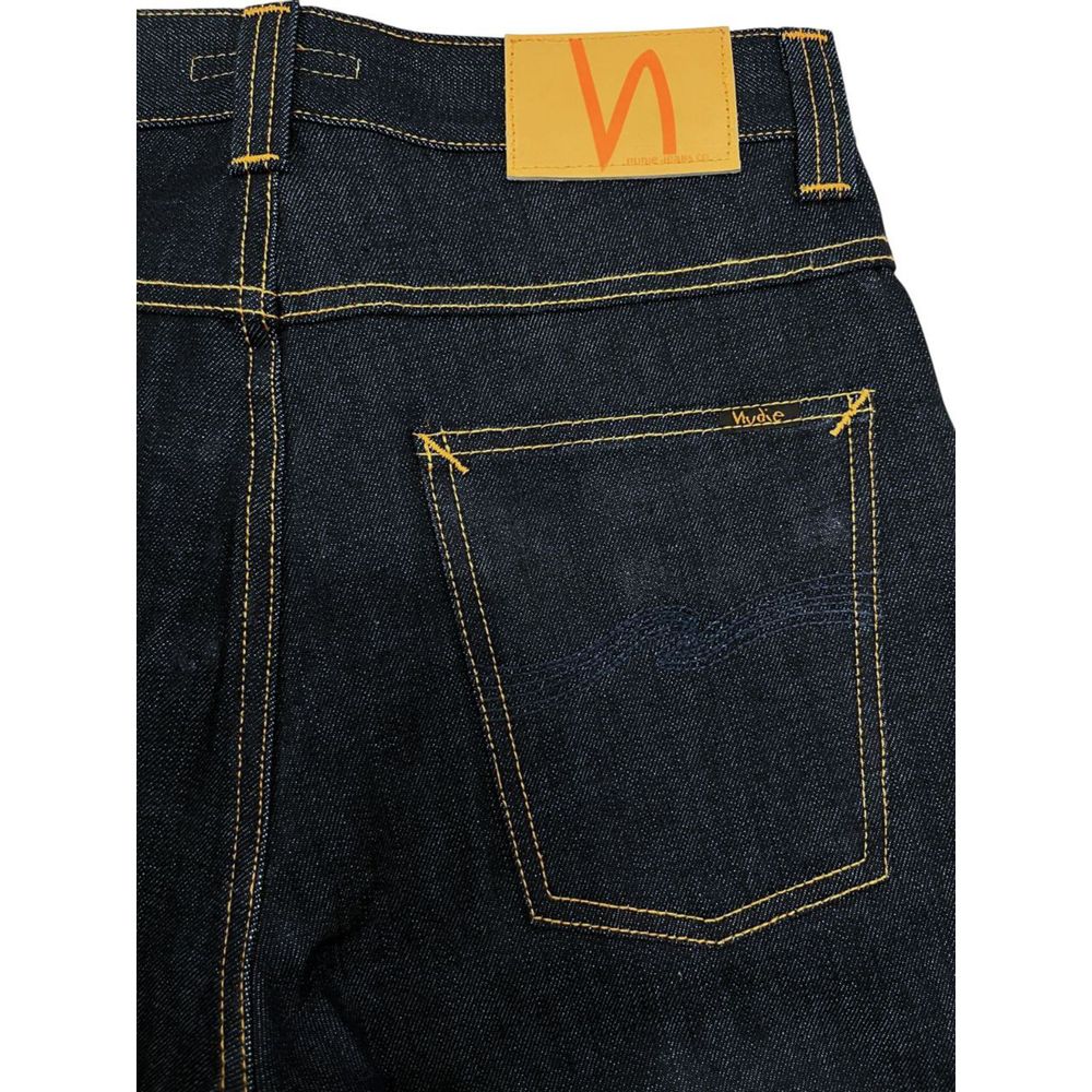 Nudie Jeans Blue Denim Cotton Jeans