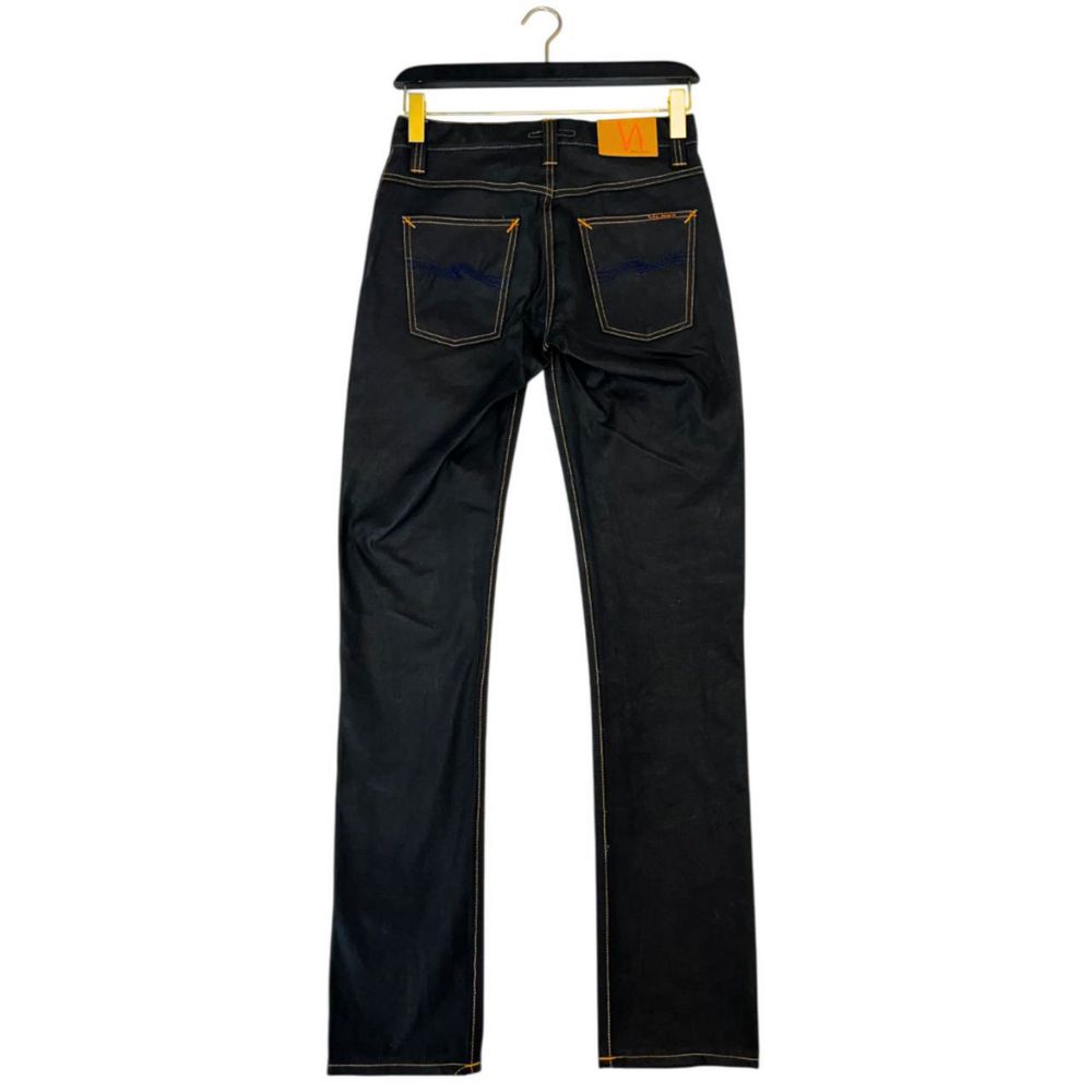Nudie Jeans Men's Black Cotton Jeans