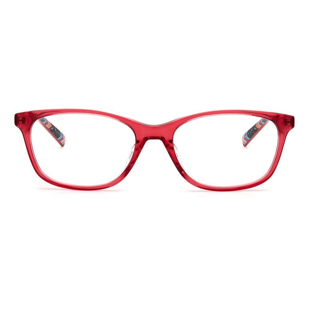 M Missoni Red Acetate Eyeglass Frames