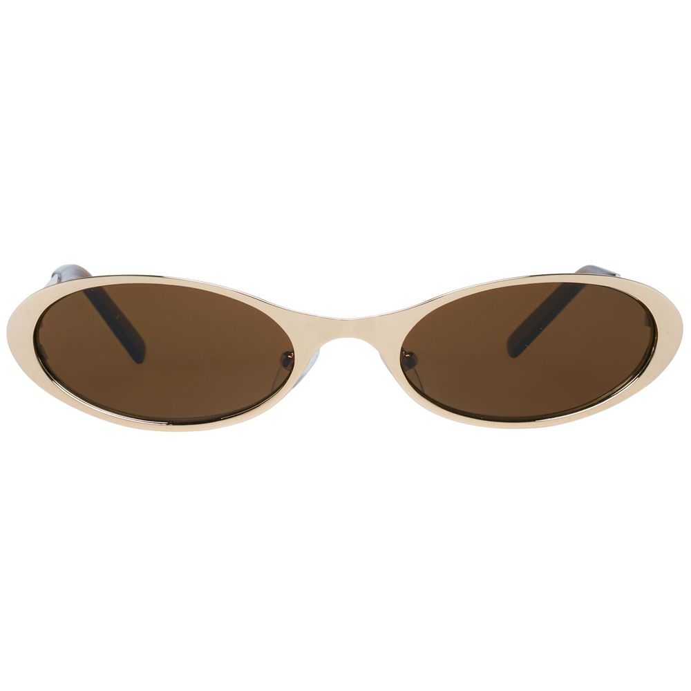 More & More Golden Metal Sunglasses
