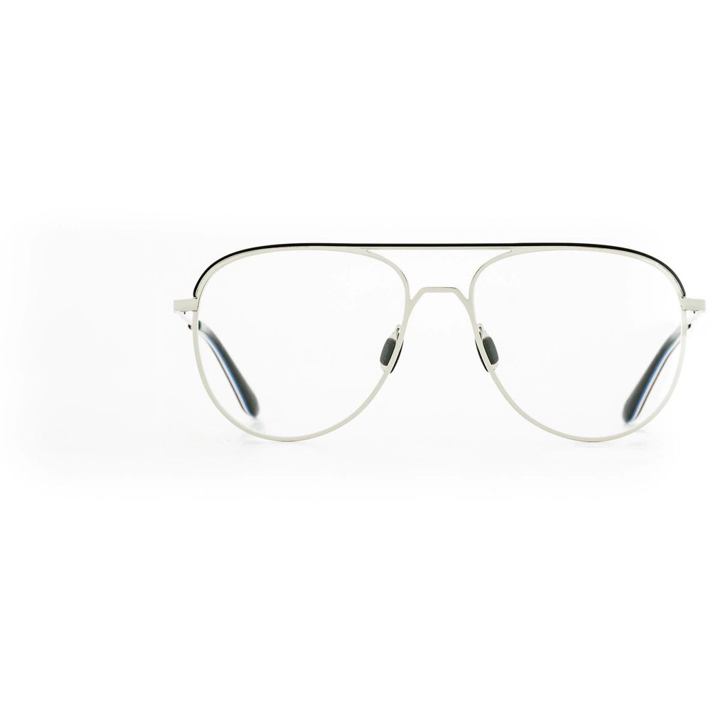Vuarnet Grey Stainless Steel Eyeglass Frames