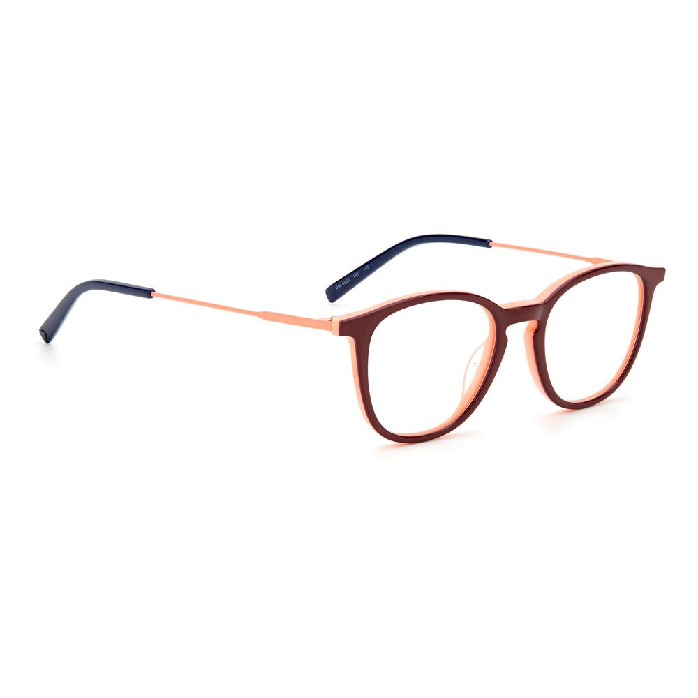 M Missoni Rote Acetat-Brillengestelle