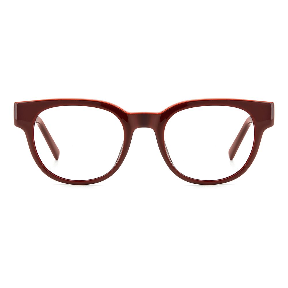 M Missoni Rote Resin-Brillengestelle