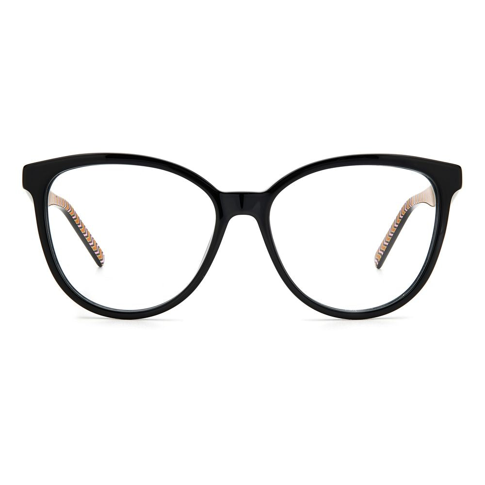 M Missoni Schwarze Acetat-Brillengestelle