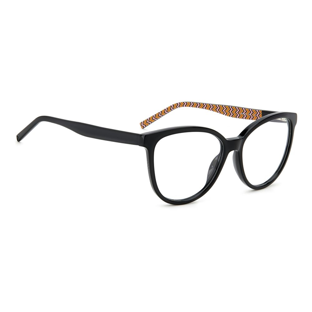 M Missoni Schwarze Acetat-Brillengestelle