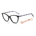 M Missoni Schwarze Acetat-Brillengestelle