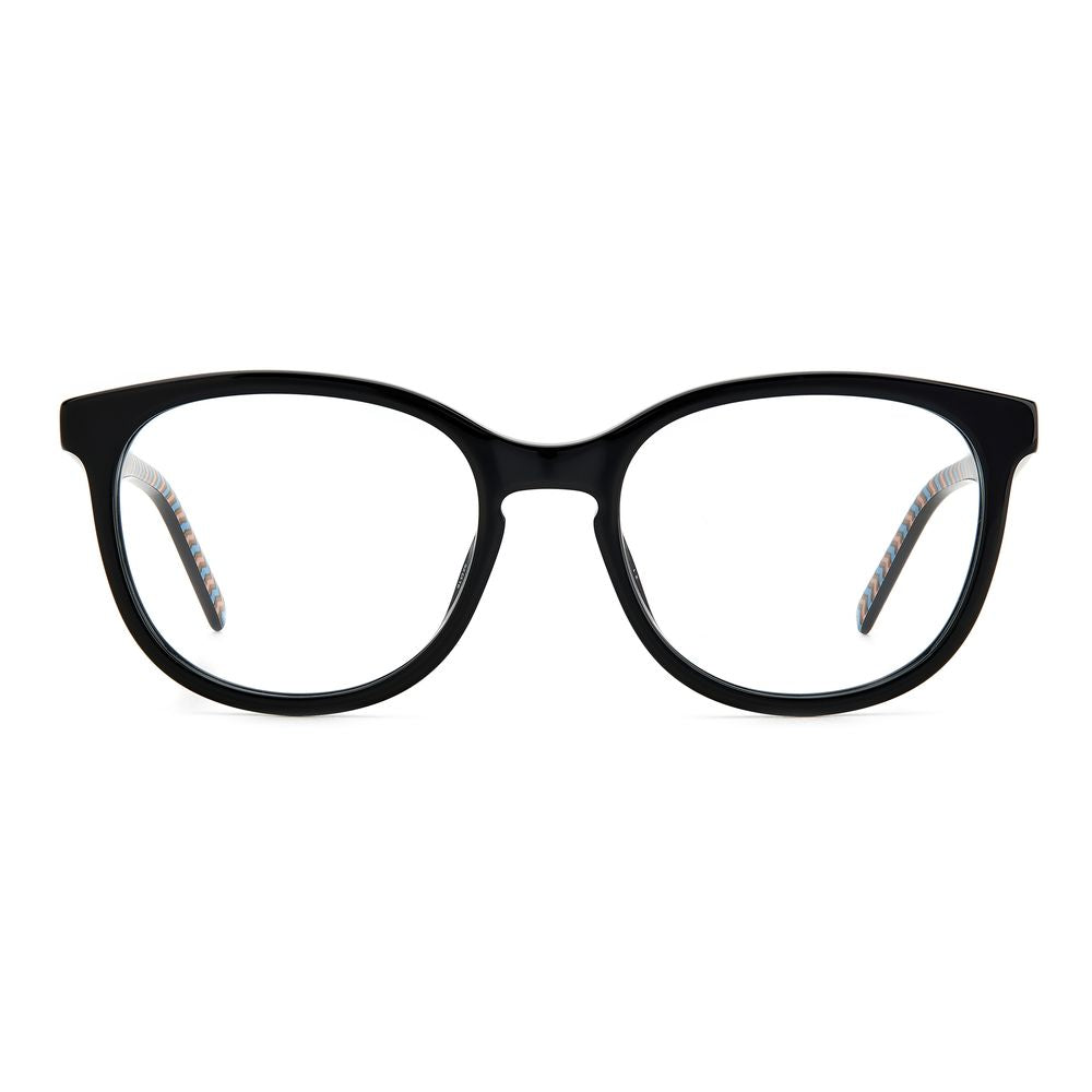 M Missoni Schwarze Acetat-Brillengestelle
