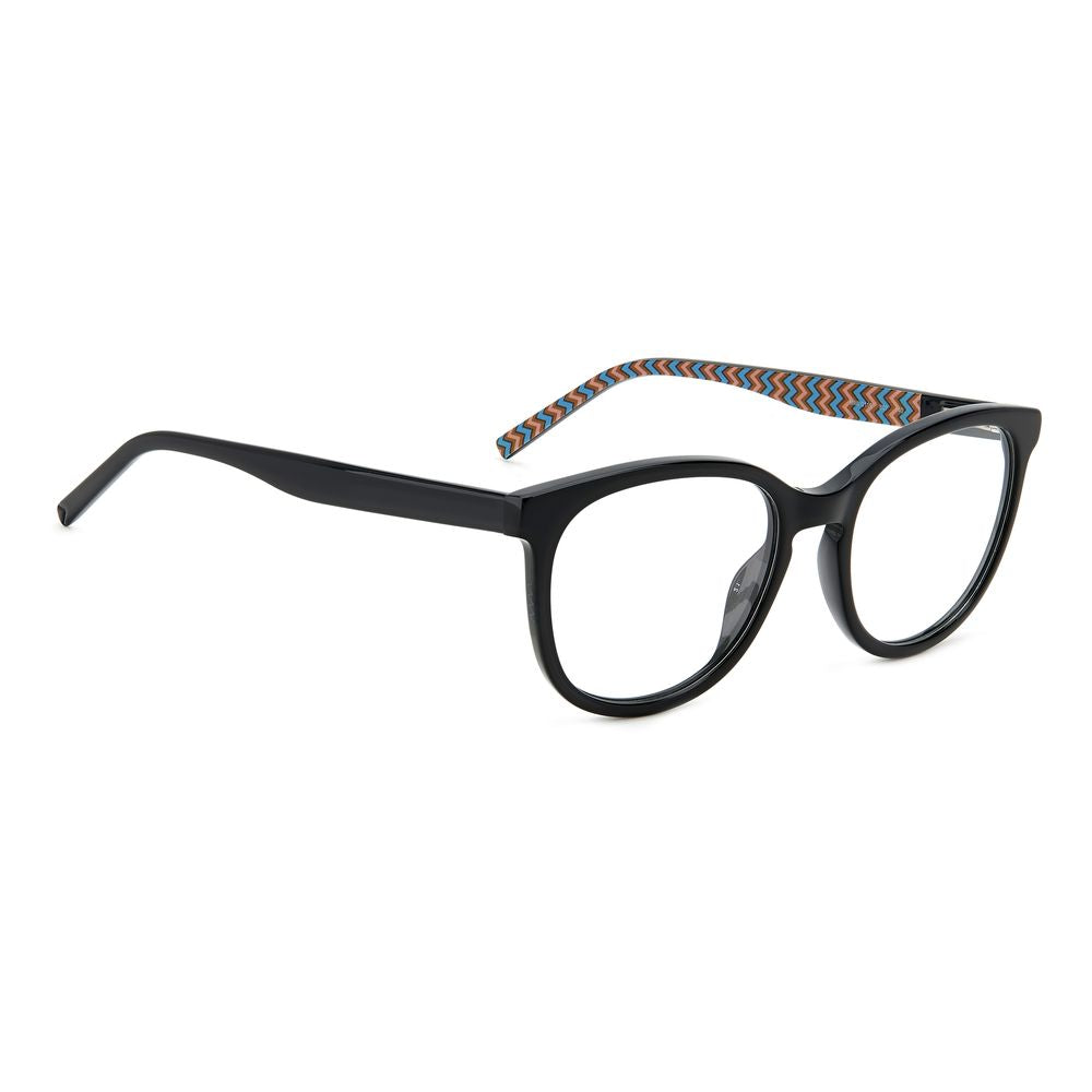 M Missoni Schwarze Acetat-Brillengestelle