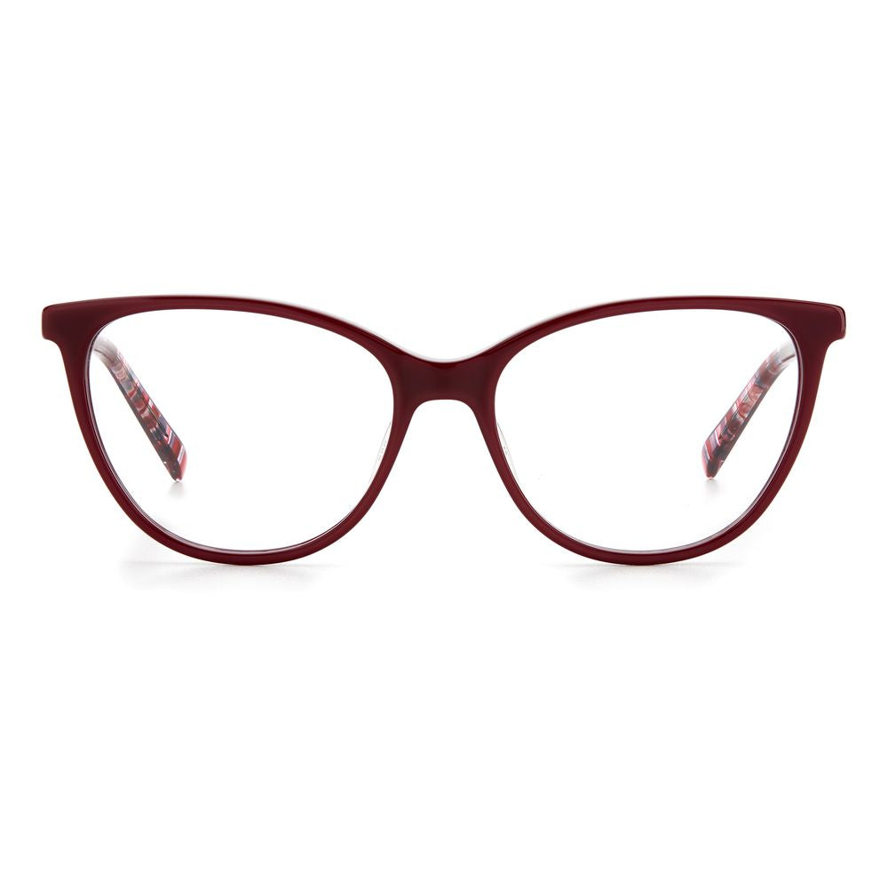 M Missoni Rote Acetat-Brillengestelle
