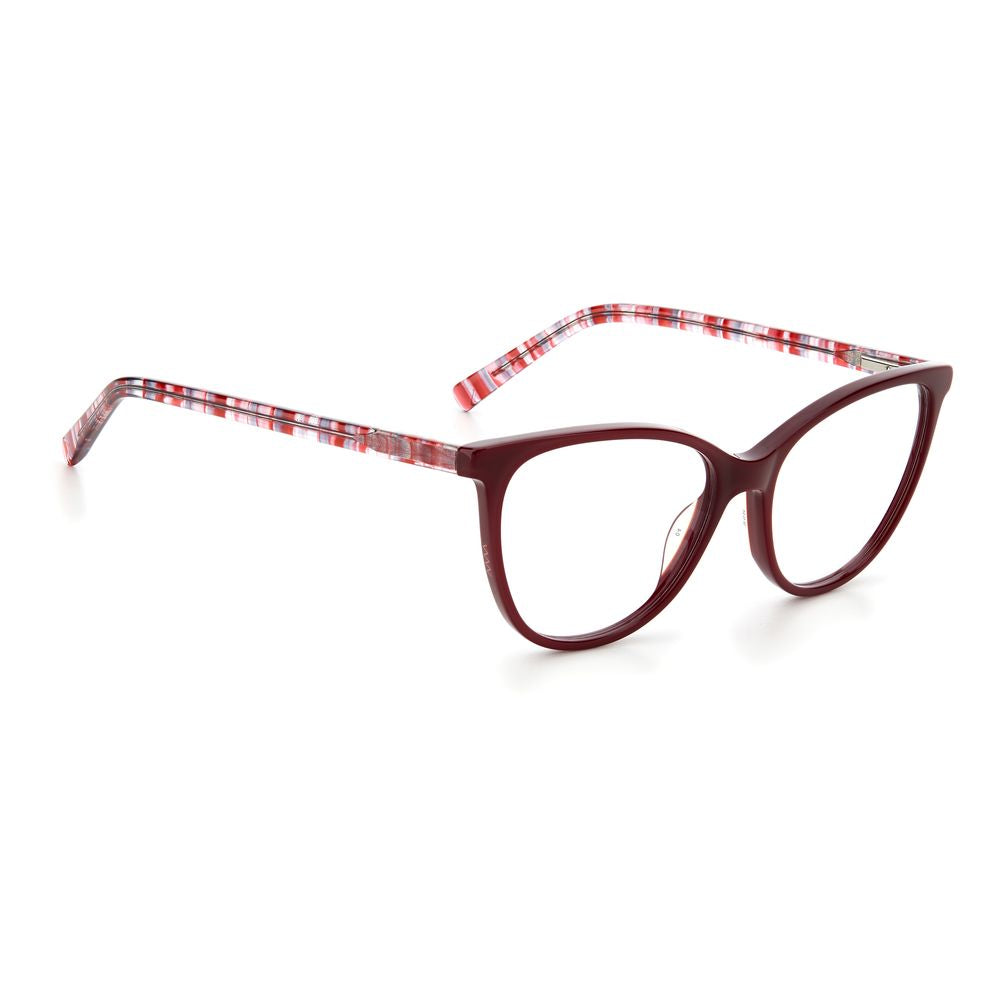 M Missoni Rote Acetat-Brillengestelle