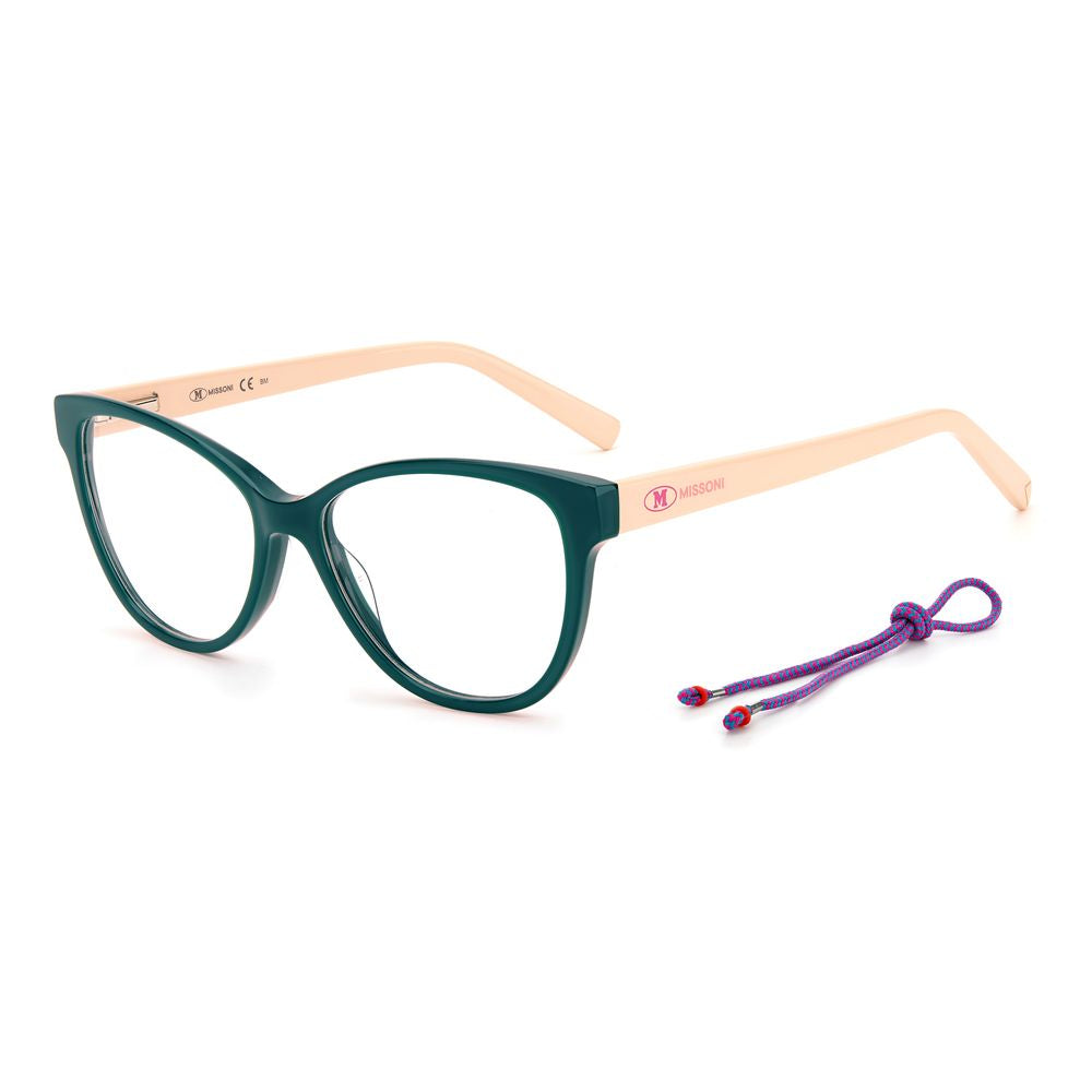 M Missoni Grüne Acetat-Brillengestelle