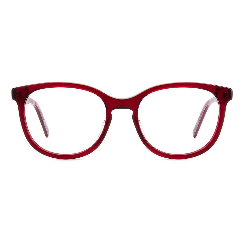 M Missoni Rote Acetat-Brillengestelle