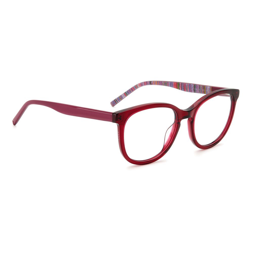 M Missoni Rote Acetat-Brillengestelle