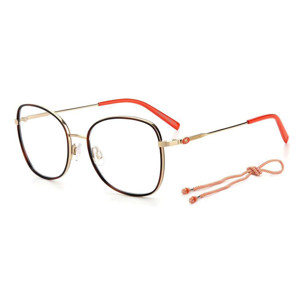 M Missoni Goldene Metallbrillen (Gestelle)
