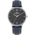 Ben Sherman Elegant Blue Leather Wristwatch