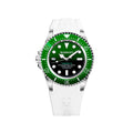 Bobroff White Rubber Sports Watch