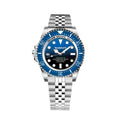 Bobroff Silver Stainless Steel Sports Watch