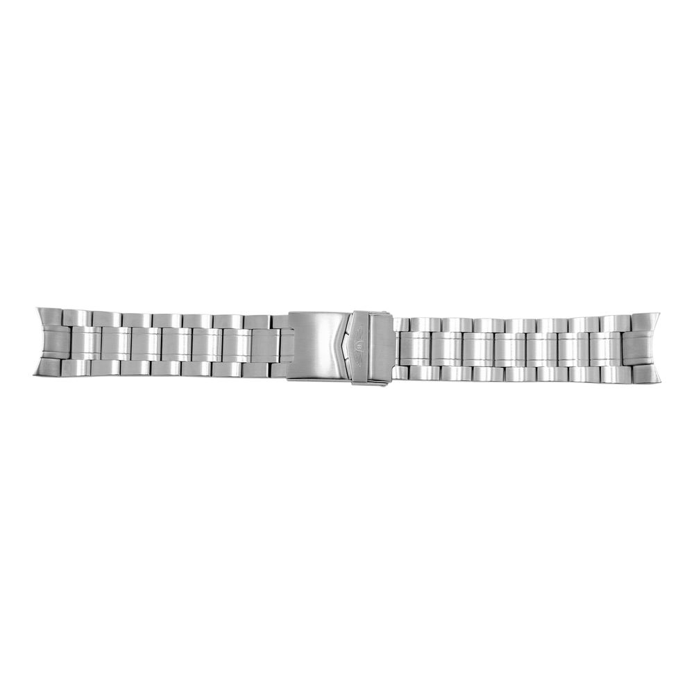Bobroff Silberne Armbanduhr aus Edelstahl