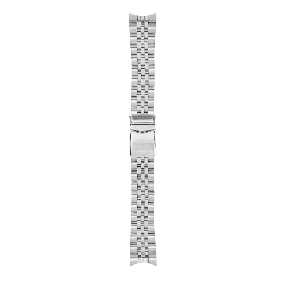 Bobroff Silberne Armbanduhr aus Edelstahl